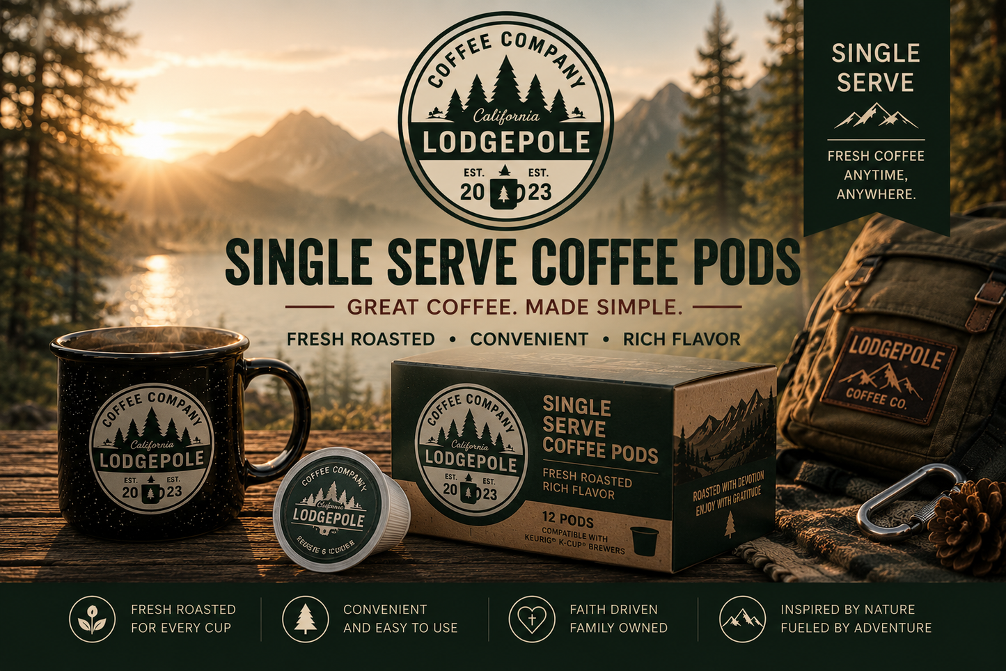 Single Serve Coffee Pods (K-Cup style)